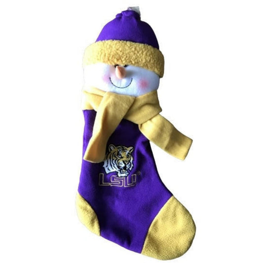 NWOT LSU Embroidered Christmas Stocking