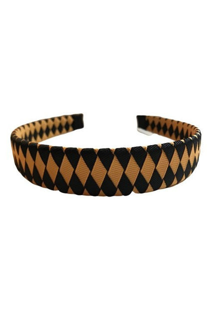 New Orleans Saints Black & Gold Diamond Woven Headband