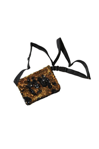 New Orleans Saints Black and Gold Reversible Sequin Fanny Pack