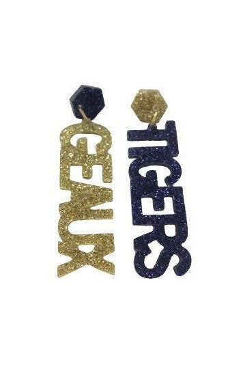 LSU Tigers Earrings