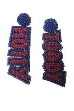 Beaded Hotty Toddy Earrings