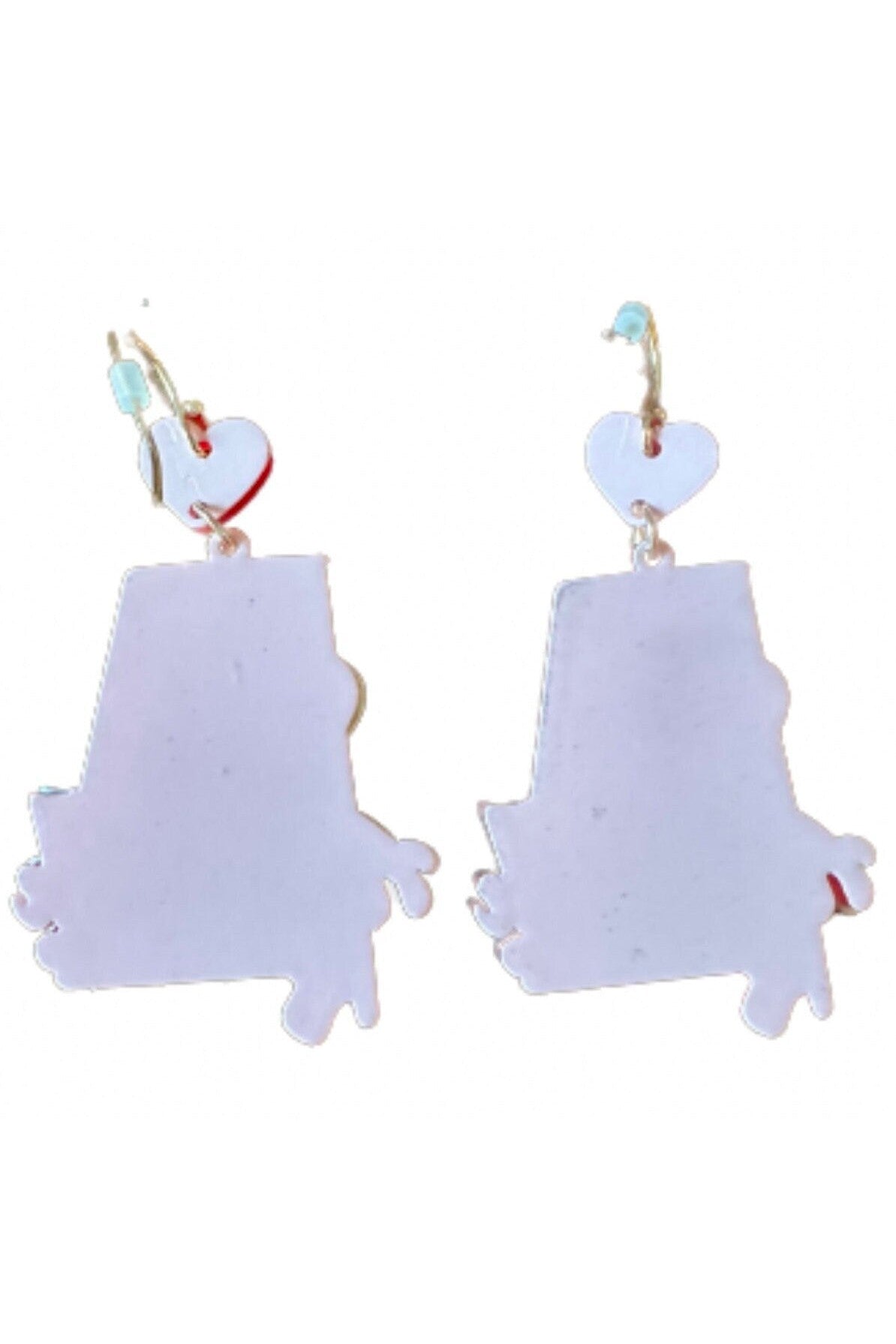 Alabama Acrylic Elephant Earrings