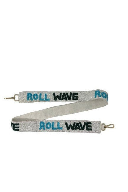 Tulane Roll Wave Beaded Purse Strap