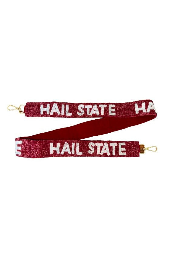 Hail State Beaded Game Day Purse/Bag Strap