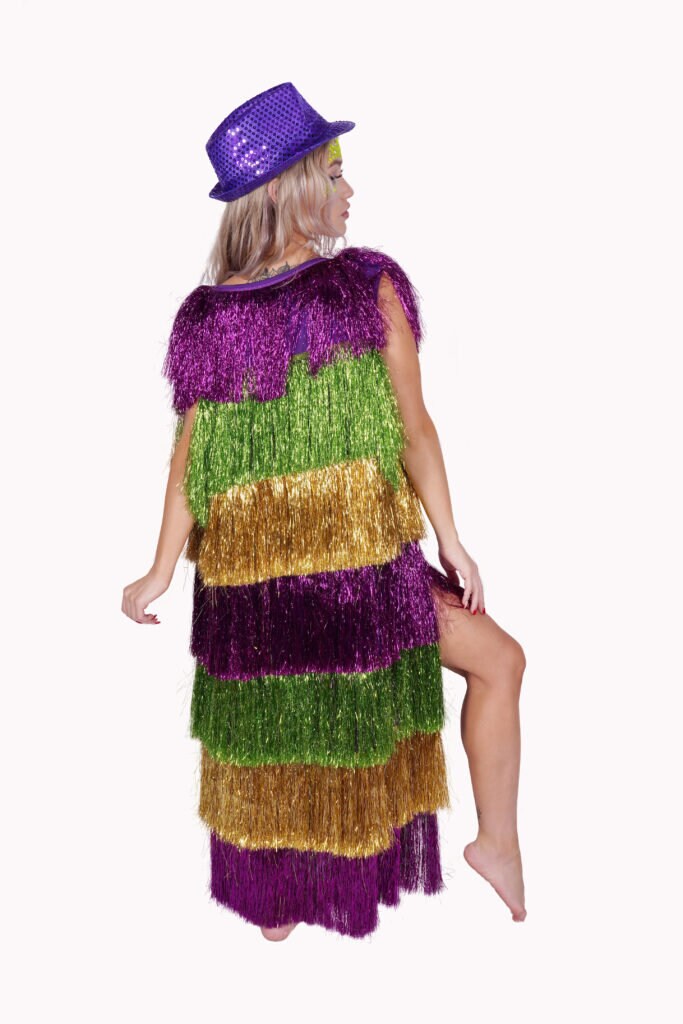 Long Mardi Gras Fringe Ves/Jacket